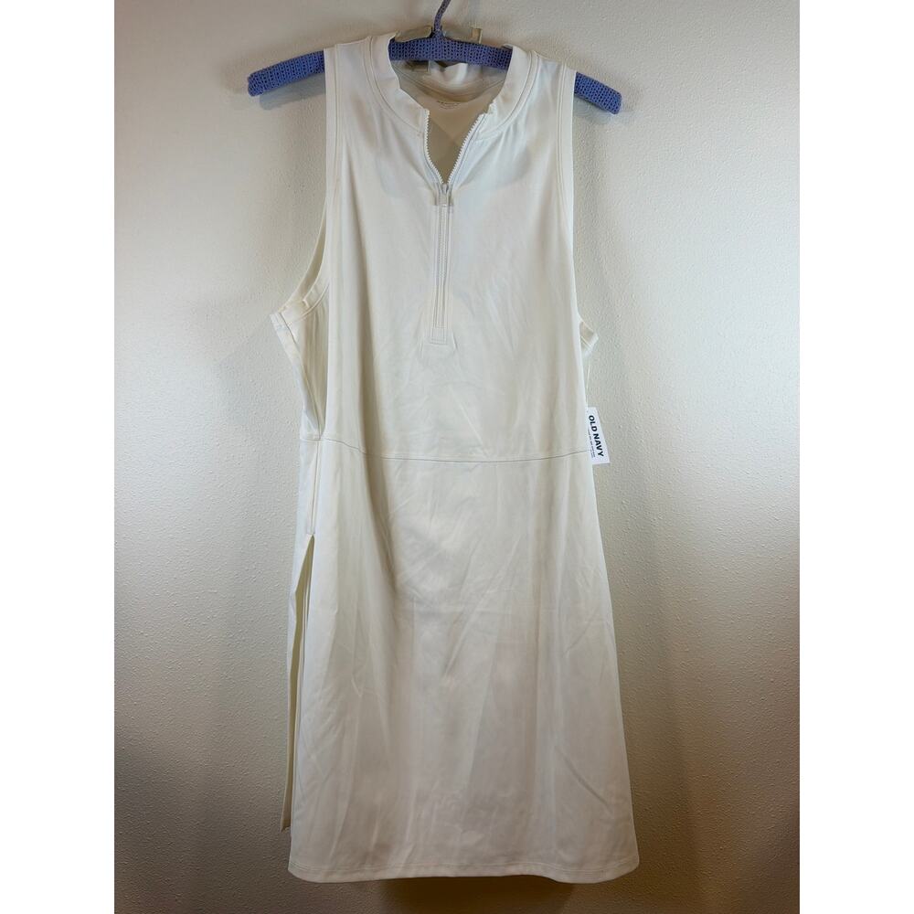 NWT Old Navy Sports Dress Powersoft Go Dry Front Zip Tennis Pickle